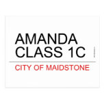 AMANDA class 1C  Postcards