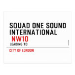 SQUAD ONE SOUND INTERNATIONAL   Postcards