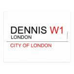 DENNIS  Postcards