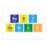 baby
 genius  Postcards