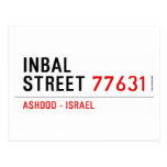 Inbal Street  Postcards