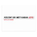 Köszöntjük Mótvánban  Postcards