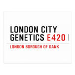 LONDON city genetics  Postcards