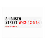 shibusen street  Postcards
