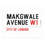 Makgwale Avenue  Postcards