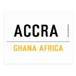 ACCRA  Postcards