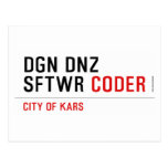 DGN DNZ SFTWR  Postcards