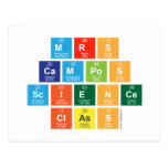 Mrs 
 Campos
 Science
 Class  Postcards