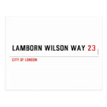 Lamborn Wilson Way  Postcards