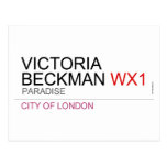 Victoria  Beckman  Postcards