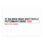19 dulwich road scottsville  pietermaritzburg  Postcards