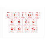 Leilani
 Alsun 
 Wallace  Postcards