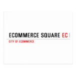 ECOMMERCE SQUARE  Postcards