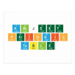 Abijeet
 periodic
 table  Postcards