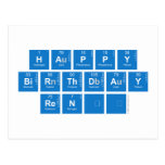 Happy
 Birthday
 René  Postcards