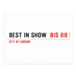 Best In Show   Postcards