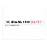 The rowing yard  Postcards