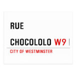 Rue  chocololo  Postcards