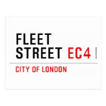 FLEET  STREET  Postcards