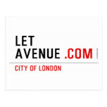 LET  AVENUE  Postcards