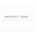 Parikshit yadav  Postcards