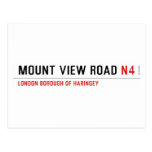 MOUNT VIEW ROAD  Postcards