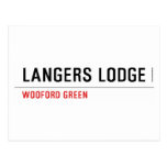 LANGERS LODGE  Postcards