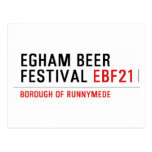 EGHAM BEER FESTIVAL  Postcards