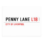 penny lane  Postcards