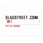 SLAGSTREET .com   Postcards