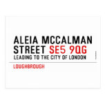 Aleia Mccalman Street  Postcards