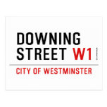 downing street  Postcards