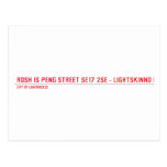 Rosh Is Peng Street  Postcards