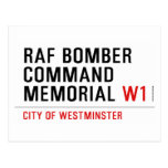 raf bomber command memorial  Postcards
