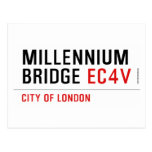 millennium bridge  Postcards