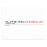 FOLLOW ME ON I.G  Postcards