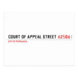 COURT OF APPEAL STREET  Postcards