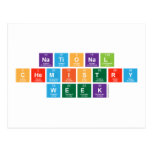 National 
 Chemistry
 Week  Postcards