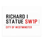 richard i statue  Postcards