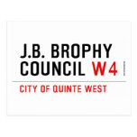 J.B. BROPHY COUNCIL  Postcards