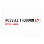 Russell Thoburn  Postcards