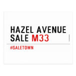 Hazel Avenue  Sale  Postcards