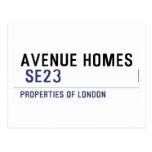 Avenue Homes   Postcards