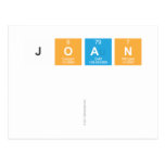 JOAN
 
   Postcards