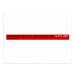 Boomieworld till the world end  Postcards