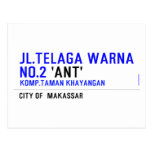 jl.telaga warna no.2  Postcards