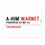 A-HIM  Postcards