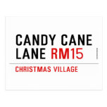 Candy Cane Lane  Postcards