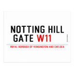 notting hill  gate  Postcards