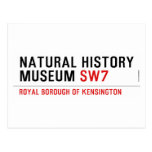 natural history museum  Postcards
